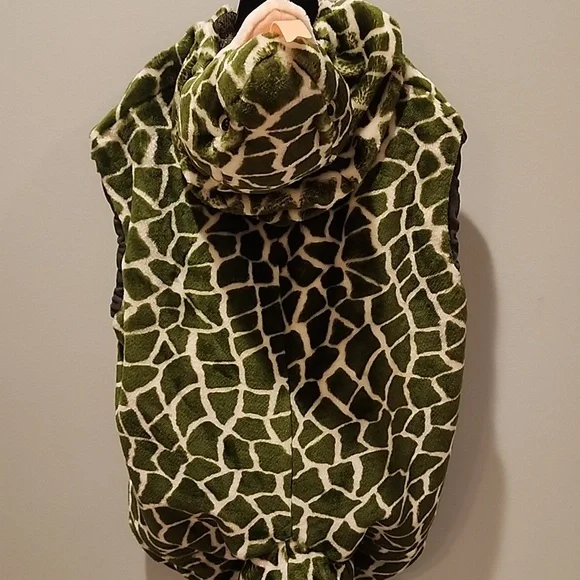 Snake Lizard Reptile Green Kids Halloween Onsie Hoodie Costume Size XL 7 - 8 - Picture 11 of 15